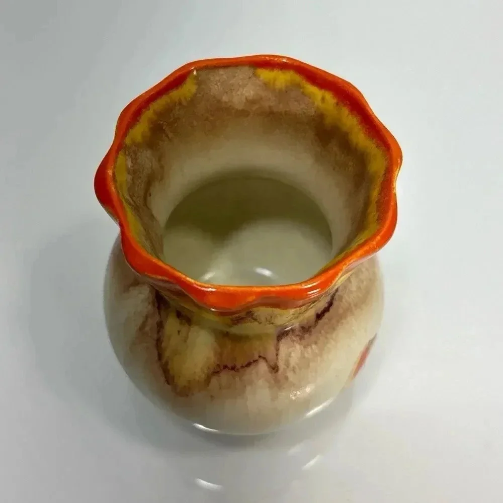 Vintage West Germany Handmade Colorful‎ Bud Vase